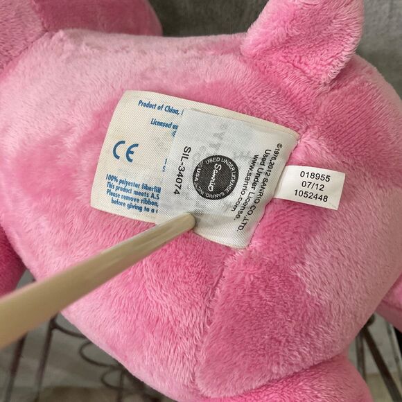 Build A Bear Hello Kitty Pink Leopard Print Paws Winking Sanrio 18" Plush NO Bow - Picture 7 of 14